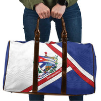 Cuba Independence Day Travel Bag Patria o Muerte Venceremos Curve Flag Style - Wonder Print Shop