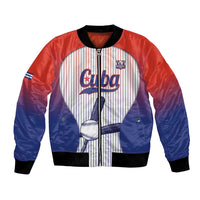 Cuba Baseball Custom Bomber Jacket 2026 Go Champions White Version - Wonder Print Shop