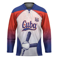 Cuba Baseball Custom Hockey Jersey 2026 Go Champions White Version - Wonder Print Shop