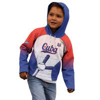Cuba Baseball Custom Kid Hoodie 2026 Go Champions White Version - Wonder Print Shop