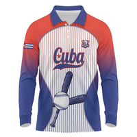 Cuba Baseball Custom Long Sleeve Polo Shirt 2026 Go Champions White Version - Wonder Print Shop