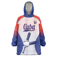 Cuba Baseball Custom Wearable Blanket Hoodie 2026 Go Champions White Version - Wonder Print Shop
