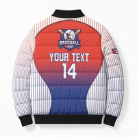 Cuba Baseball Custom Bomber Puffer Jacket 2026 Go Champions Red Version - Wonder Print Shop