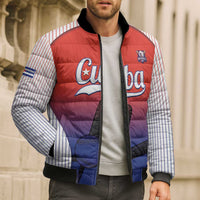 Cuba Baseball Custom Bomber Puffer Jacket 2026 Go Champions Red Version - Wonder Print Shop