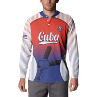 Cuba Baseball Custom Button Sweatshirt 2026 Go Champions Red Version - Wonder Print Shop