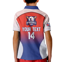 Cuba Baseball Custom Kid Polo Shirt 2026 Go Champions Red Version - Wonder Print Shop