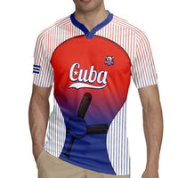 Cuba Baseball Custom Rugby Jersey 2026 Go Champions Red Version - Wonder Print Shop