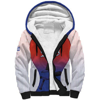 Cuba Baseball Custom Sherpa Hoodie 2026 Go Champions Red Version - Wonder Print Shop