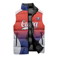 Cuba Baseball Custom Sleeveless Puffer Jacket 2026 Go Champions Red Version - Wonder Print Shop