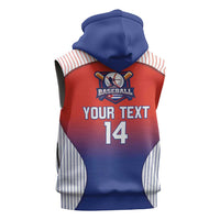 Cuba Baseball Custom Sleeveless Zip Hoodie 2026 Go Champions Red Version - Wonder Print Shop