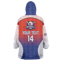 Cuba Baseball Custom Wearable Blanket Hoodie 2026 Go Champions Red Version - Wonder Print Shop