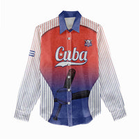Cuba Baseball Custom Women Casual Shirt 2026 Go Champions Red Version - Wonder Print Shop