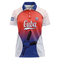 Cuba Baseball Custom Women Polo Shirt 2026 Go Champions Red Version - Wonder Print Shop