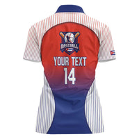 Cuba Baseball Custom Women Polo Shirt 2026 Go Champions Red Version - Wonder Print Shop