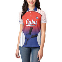 Cuba Baseball Custom Women Polo Shirt 2026 Go Champions Red Version - Wonder Print Shop