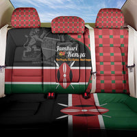 Kenya Jamhuri Day Back Car Seat Cover One People One Nation Massai Shuka Pattern - Wonder Print Shop