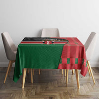 Kenya Jamhuri Day Tablecloth One People One Nation Massai Shuka Pattern - Wonder Print Shop