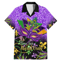 Personalised Mardi Gras Family Matching Mermaid Dress and Hawaiian Shirt Carnival Mask Happy Fat Tuesday - Wonder Print Shop
