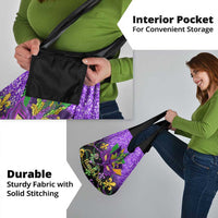 Personalised Mardi Gras Grocery Bag Carnival Mask Happy Fat Tuesday