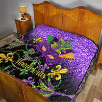 Mardi Gras Quilt Carnival Mask Happy Fat Tuesday - Wonder Print Shop
