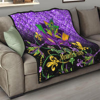 Mardi Gras Quilt Carnival Mask Happy Fat Tuesday - Wonder Print Shop