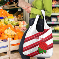 Custom England Rugby Grocery Bag Go Champions Red Rose Sporty Version