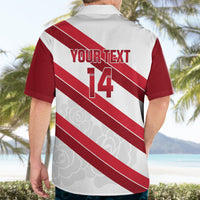 Custom England Rugby Hawaiian Shirt 2024 Go Champions Red Rose Sporty Version - Wonder Print Shop