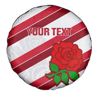 Custom England Rugby Spare Tire Cover 2024 Go Champions Red Rose Sporty Version - Wonder Print Shop