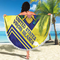 US Virgin Islands Beach Blanket United in Pride and Hope - Wonder Print Shop