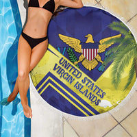 US Virgin Islands Beach Blanket United in Pride and Hope - Wonder Print Shop
