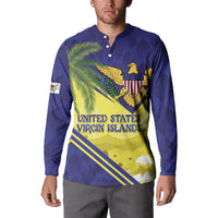 US Virgin Islands Button Sweatshirt United in Pride and Hope - Wonder Print Shop
