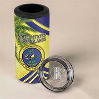 US Virgin Islands 4 in 1 Can Cooler Tumbler United in Pride and Hope