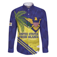 US Virgin Islands Family Matching Off Shoulder Maxi Dress and Hawaiian Shirt United in Pride and Hope - Wonder Print Shop