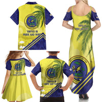 US Virgin Islands Family Matching Summer Maxi Dress and Hawaiian Shirt United in Pride and Hope - Wonder Print Shop