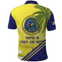US Virgin Islands Polo Shirt United in Pride and Hope - Wonder Print Shop