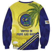US Virgin Islands Sweatshirt United in Pride and Hope - Wonder Print Shop