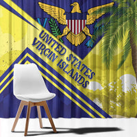 US Virgin Islands Window Curtain United in Pride and Hope - Wonder Print Shop