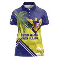 US Virgin Islands Women Polo Shirt United in Pride and Hope - Wonder Print Shop