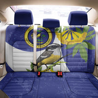 US Virgin Islands Back Car Seat Cover Bananaquit Bird Mix Ginger Thomas Flower - Wonder Print Shop