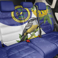 US Virgin Islands Back Car Seat Cover Bananaquit Bird Mix Ginger Thomas Flower - Wonder Print Shop