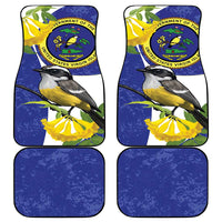 US Virgin Islands Car Mats Bananaquit Bird Mix Ginger Thomas Flower - Wonder Print Shop