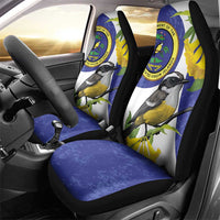 US Virgin Islands Car Seat Cover Bananaquit Bird Mix Ginger Thomas Flower - Wonder Print Shop