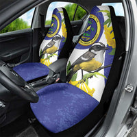 US Virgin Islands Car Seat Cover Bananaquit Bird Mix Ginger Thomas Flower - Wonder Print Shop