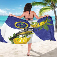 US Virgin Islands Sarong Bananaquit Bird Mix Ginger Thomas Flower - Wonder Print Shop