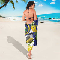 US Virgin Islands Sarong Bananaquit Bird Mix Ginger Thomas Flower - Wonder Print Shop