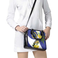 US Virgin Islands Shoulder Handbag Bananaquit Bird Mix Ginger Thomas Flower - Wonder Print Shop