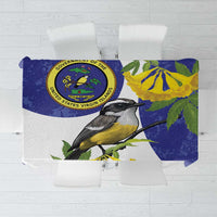 US Virgin Islands Tablecloth Bananaquit Bird Mix Ginger Thomas Flower - Wonder Print Shop