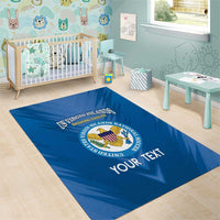 Custom US Virgin Islands Soccer Area Rug Go Dashing Eagles Sporty Style - Wonder Print Shop