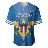 Custom US Virgin Islands Soccer Baseball Jersey Go Dashing Eagles Sporty Style - Wonder Print Shop