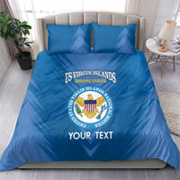Custom US Virgin Islands Soccer Bedding Set Go Dashing Eagles Sporty Style - Wonder Print Shop